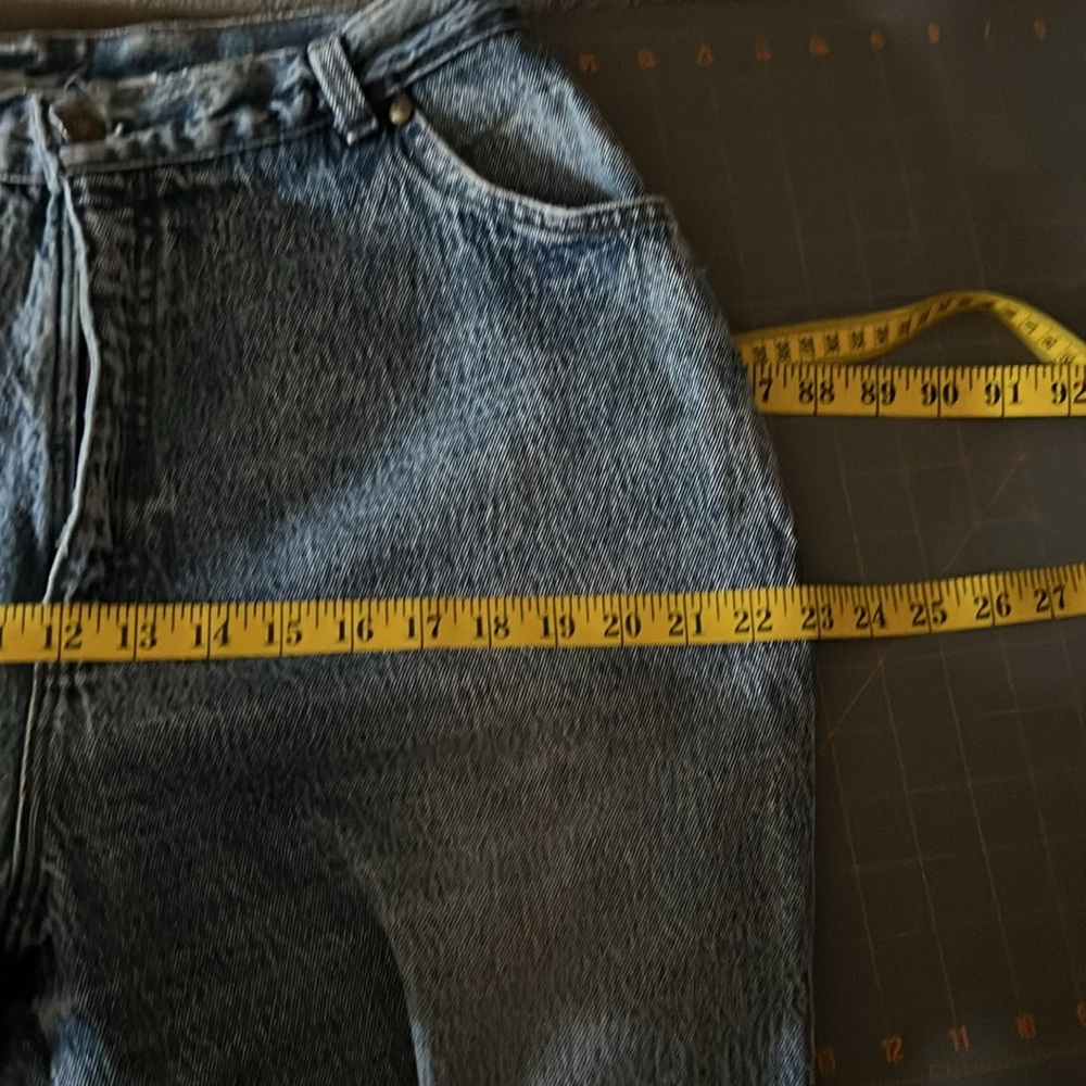 Levi's‎ Classic vintage Orange tab Blue acid wash Jeans size 18 - Picture 10 of 13